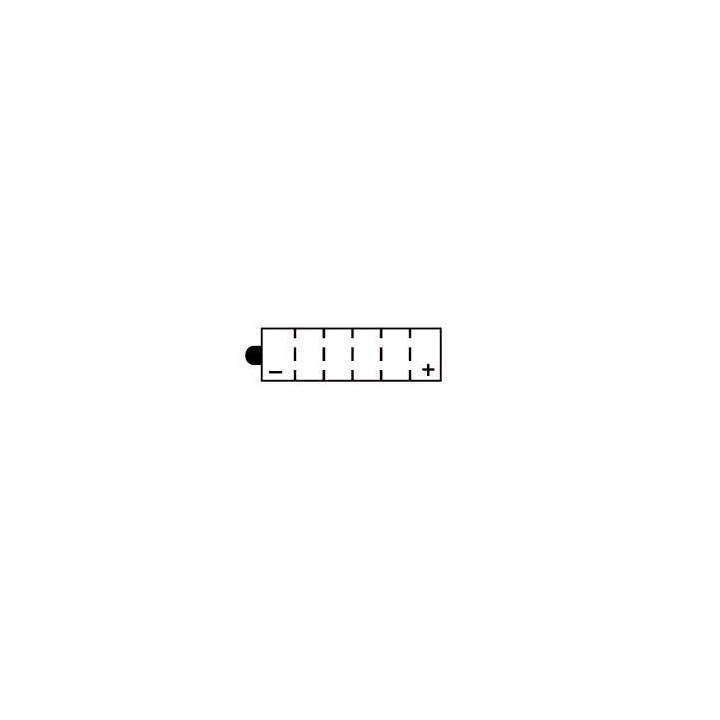 Batterie YB14L-A2 Conventionnelle Avec Entretien - Livrée Avec Pack A