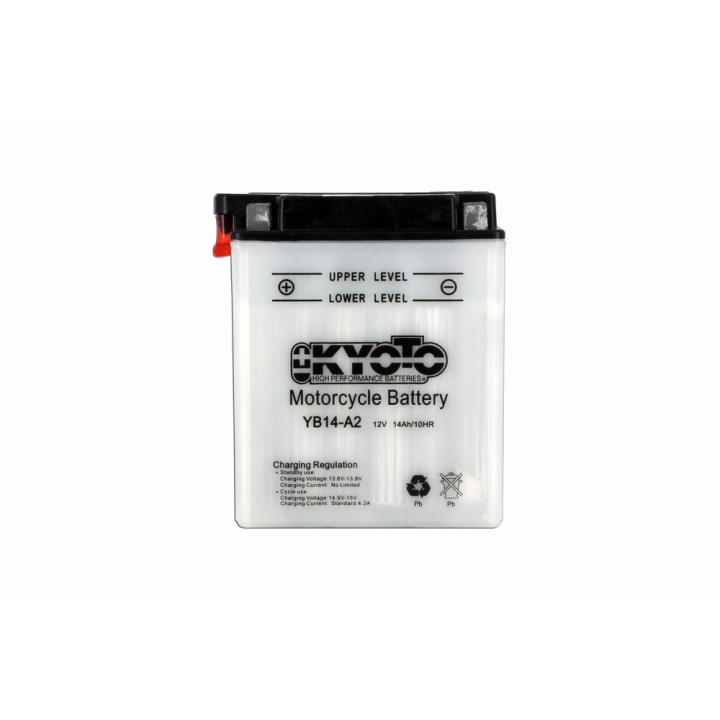 Batterie YB14-A2 Conventionnelle Avec Entretien - Livrée Avec Pack Ac