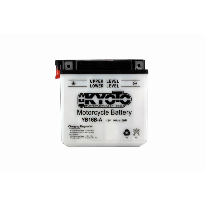 Batterie YB16B-A Conventionnelle Avec Entretien - Livrée Avec Pack Ac