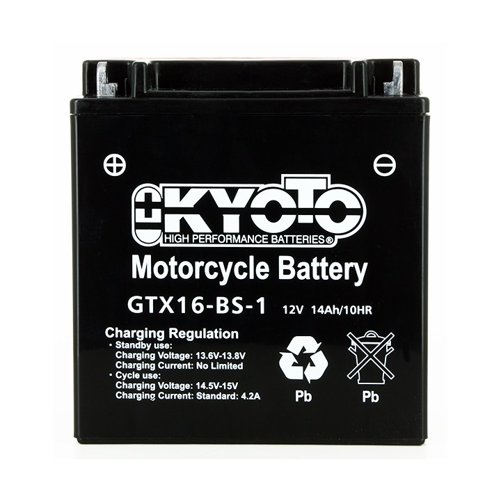 Batterie GTX16-BS-1 AGM - Sans Entretien - Livrée Avec Pack Acide