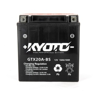 Batterie GTX20A-BS AGM - Sans Entretien - Livrée Avec Pack Acide