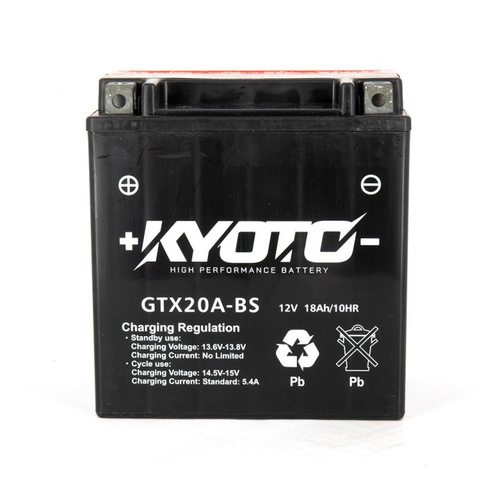 Batterie GTX20A-BS AGM - Sans Entretien - Livrée Avec Pack Acide