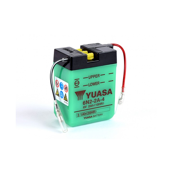 Batterie 6N2-2A-4 Conventionnelle Avec Entretien - Livrée Sans Acide