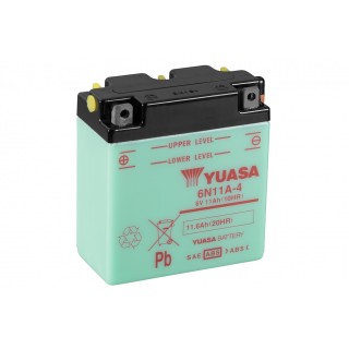 Batterie 6N11A-4 Conventionnelle Avec Entretien - Livrée Sans Acide