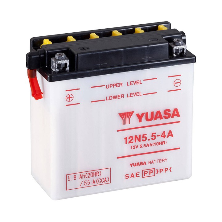 Batterie 12n5.5-4a - Conventionnelle avec entretien - Livrée sans aci