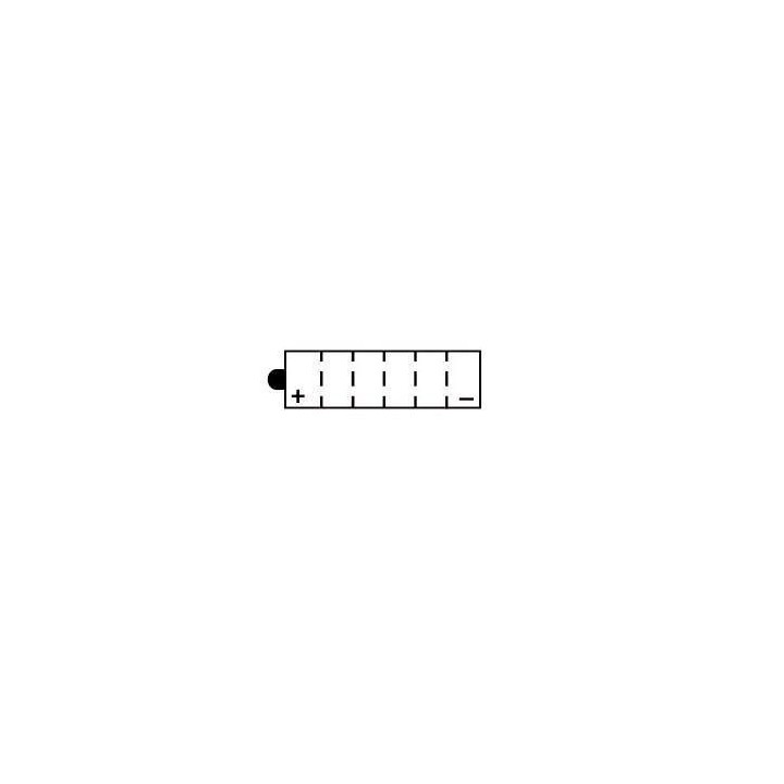 Batterie 12N7-4A Conventionnelle Avec Entretien - Livrée Sans Acide