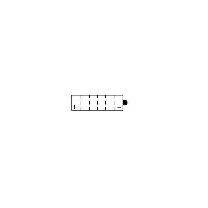 Batterie YB9-B Conventionnelle Avec Entretien - Livrée Sans Acide