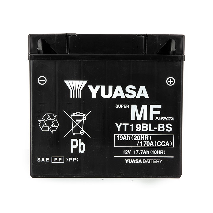 Batterie YT19BL-BS AGM - Sans Entretien - Livrée Avec Pack Acide