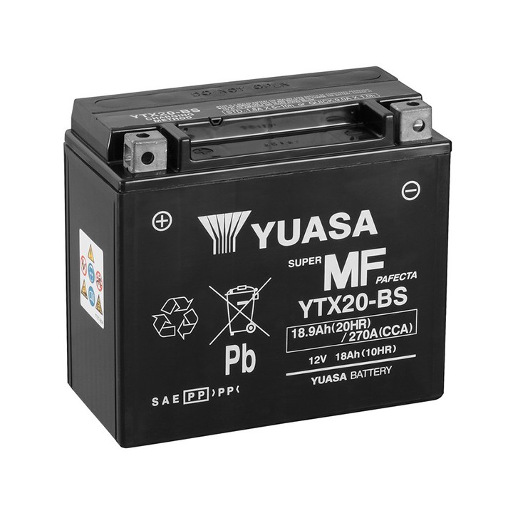 Batterie YTX20-BS AGM - Sans Entretien - Livrée Avec Pack Acide