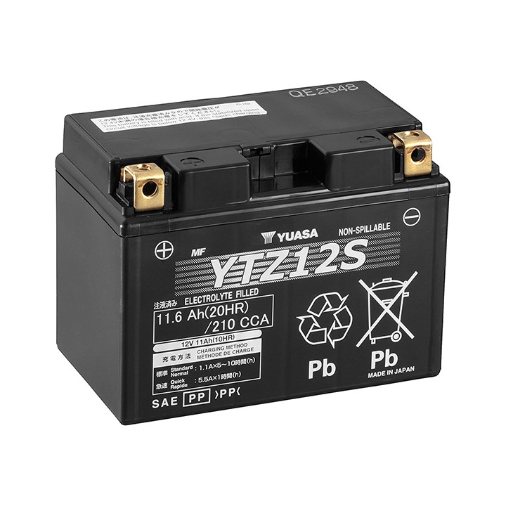 Batterie YTZ12-S SLA-AGM - Sans Entretien - Prête à l'Emploi
