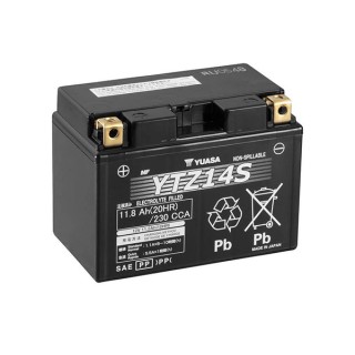 Batterie YTZ14-S SLA-AGM - Sans Entretien - Prête à l'Emploi