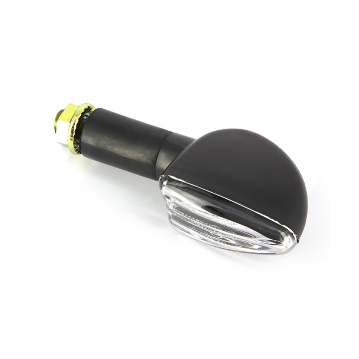Paire de mini clignotants Triangle long - noir