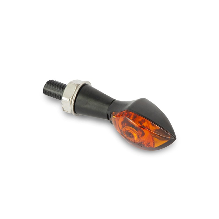 Paire de Mini Clignotants LED Acier Ovale