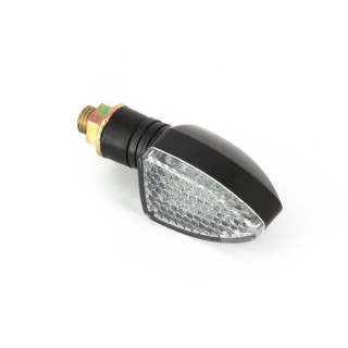 Paire de mini clignotants LED Triangle - noir