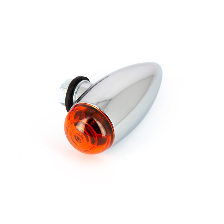 Mini clignotants Bullet - Chromé