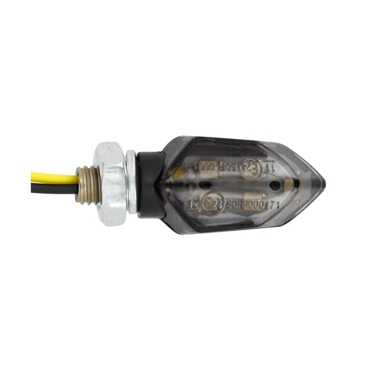 Paire de micro clignotants LED - noir