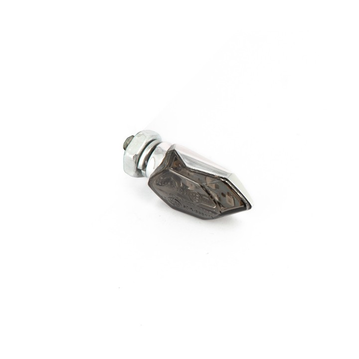 Paire de micro clignotants LED - Chrome