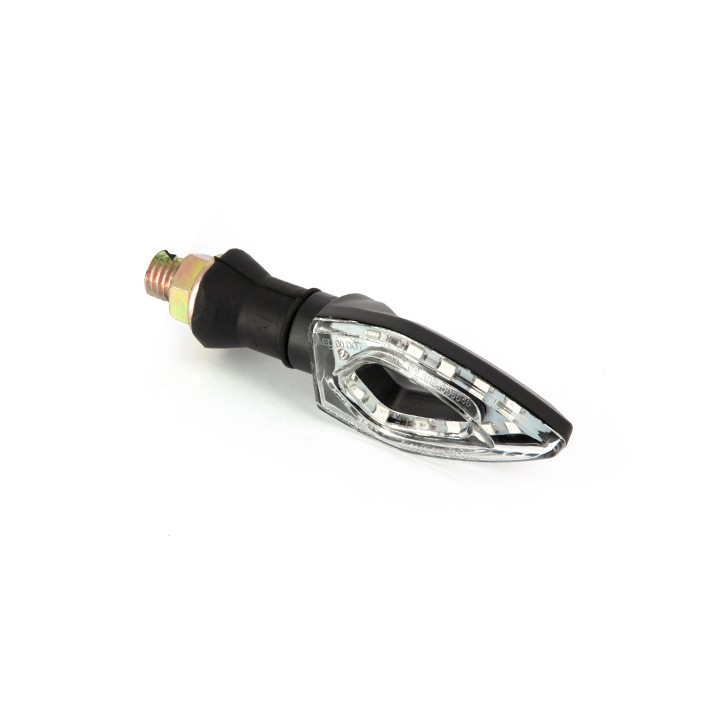 Paire de mini clignotants LED Losange - noir