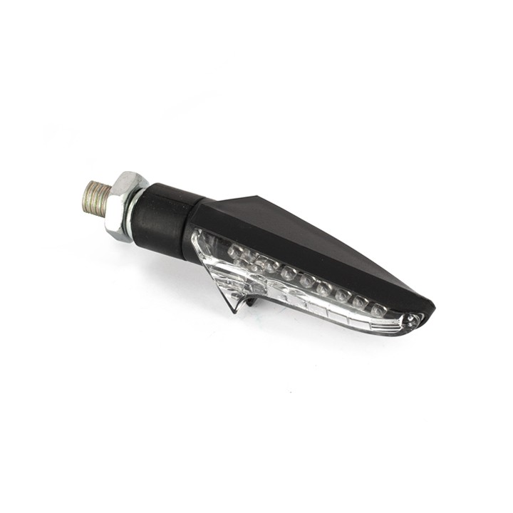 Paire de mini clignotants LED - noir