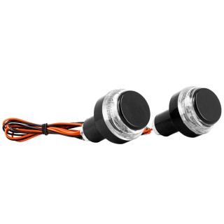 Embouts de guidon Clignotants LED - en Plastique Noir - CE