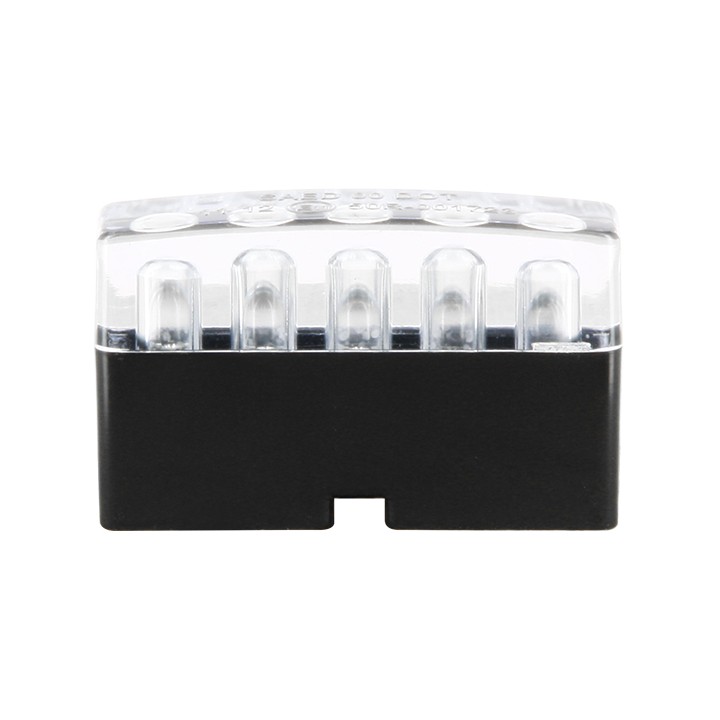 Feux arrière 5 leds cristal - Position + Stop