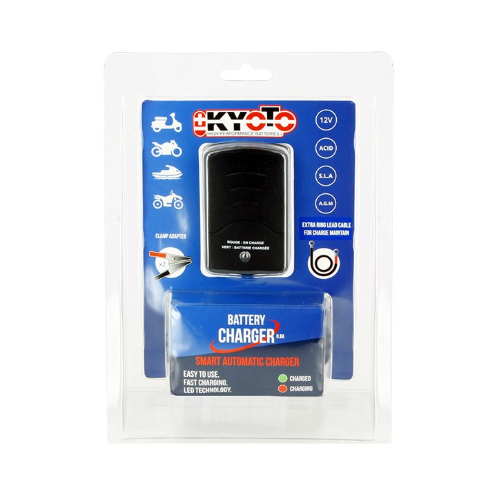 Chargeur Batterie Moto et Scooter - Pour Batterie Acide