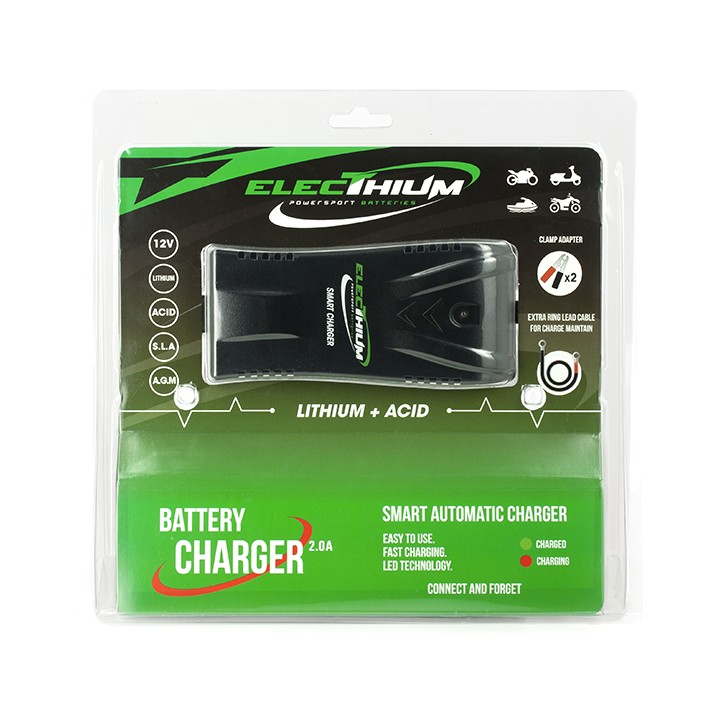 Chargeur Batterie Moto et Scooter - Pour batterie Lithium & Acide