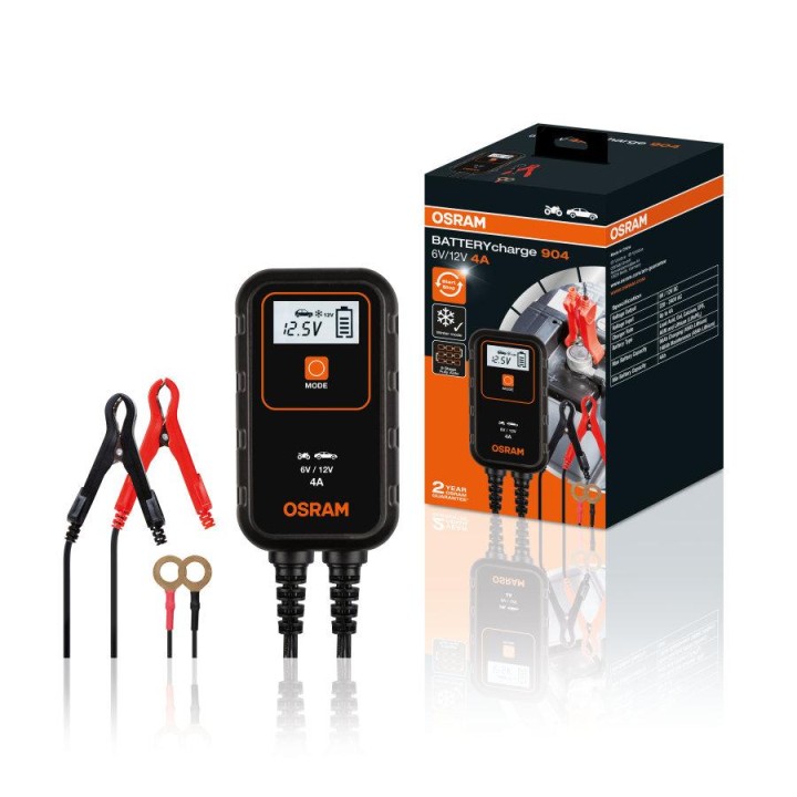 Chargeur de Batterie 6V/12V 4A