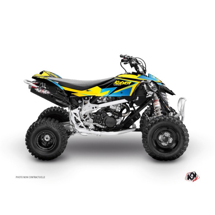Kit Déco Quad Stage Can Am DS 90 Jaune Bleu (2008-2023)