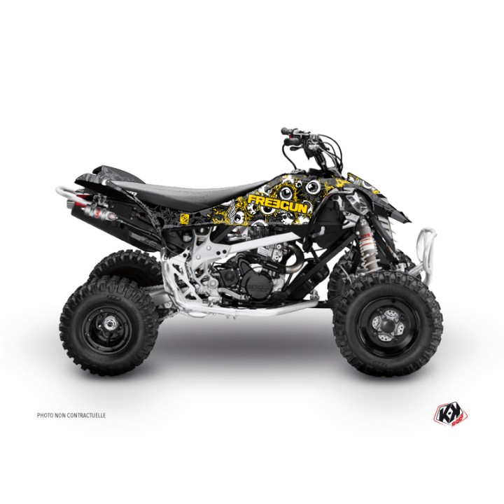 Kit Déco Quad Freegun Eyed Can Am DS 90 Jaune (2008-2023)