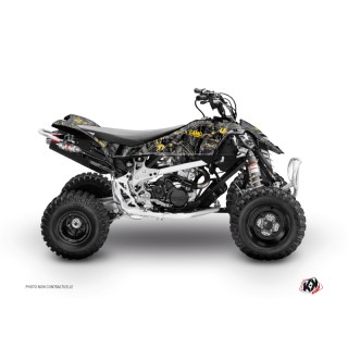 Kit Déco Quad Camo Can Am DS 450 Noir Jaune (2008-2015)