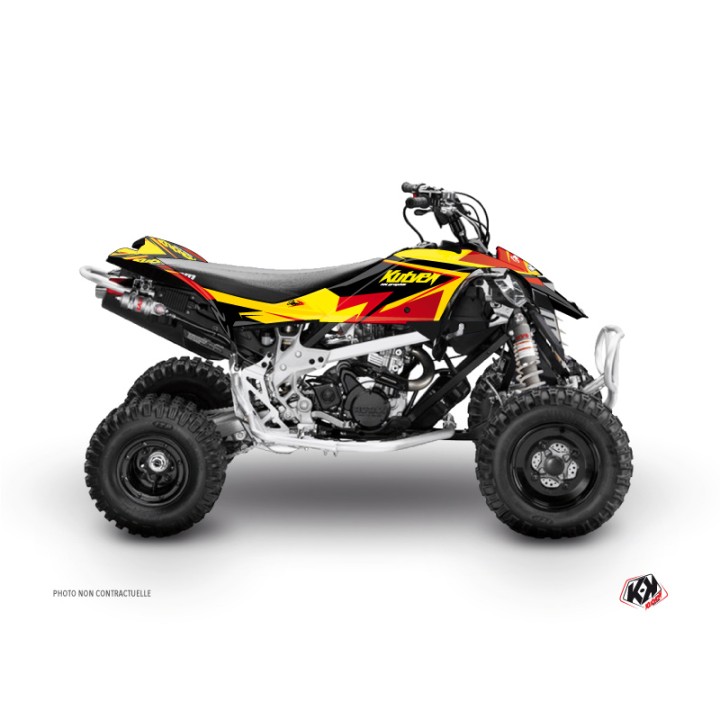 Kit Déco Quad Stage Can Am DS 650 Jaune Rouge (2001-2006)