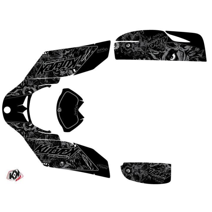 Kit Déco Quad Zombies Dark Can Am DS 650 Noir (2001-2006)