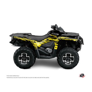 Kit Déco Quad Eraser Fluo Can Am Outlander 500-650-800 XTP Jaune (200