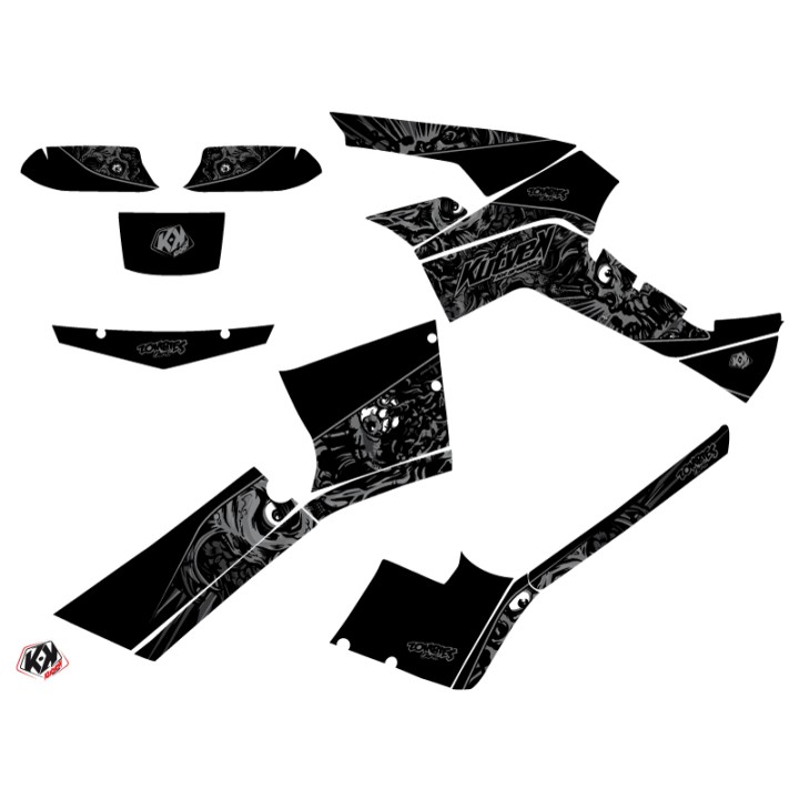 Kit Déco Quad Zombies Dark Can Am Outlander 500-650-800 XTP Noir (200