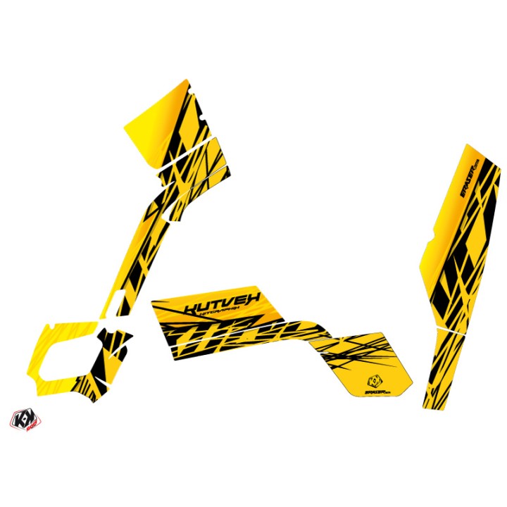 Kit Déco Quad Eraser Can Am Outlander 400 MAX Jaune (2010-2014)