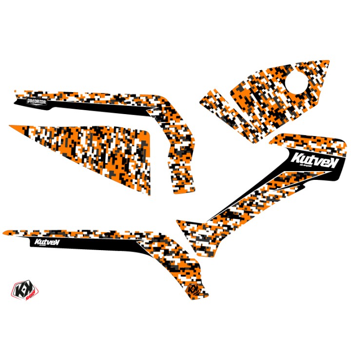 Kit Déco Quad Predator Can Am Outlander 1000 Orange (2012-2015)