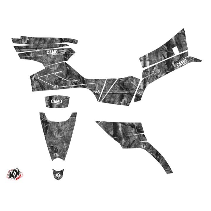 Kit Déco Quad Camo CF MOTO CFORCE 450 S Gris (2015-2023)