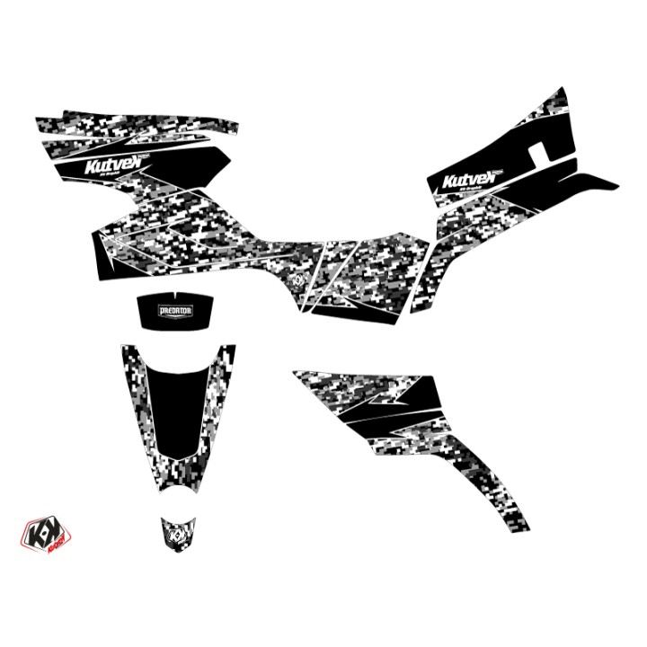 Kit Déco Quad Predator CF MOTO CFORCE 450 S Noir (2015-2023)