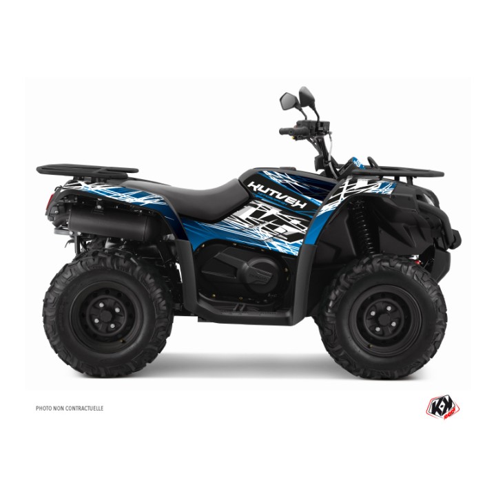 Kit Déco Quad Eraser CF MOTO CFORCE 450 S Bleu Noir (2015-2023)