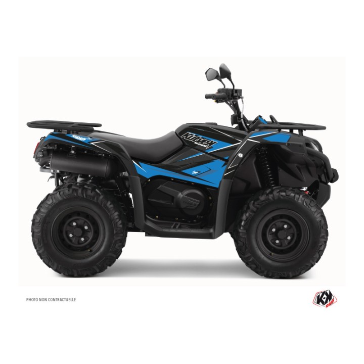 Kit Déco Quad Stage CF MOTO CFORCE 450 S Bleu Noir (2015-2023)