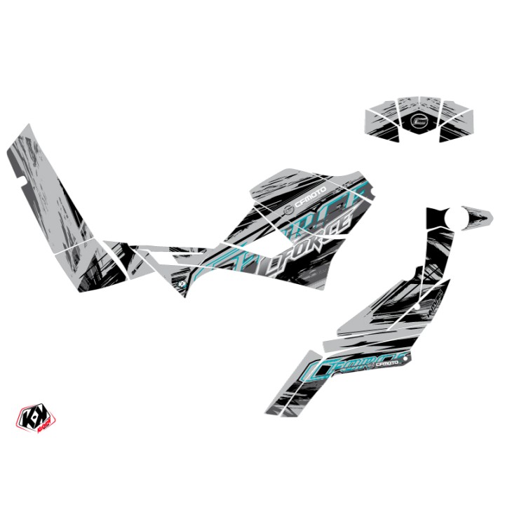 Kit Déco Quad Brush CF MOTO CFORCE 600 Gris (2019-2023)