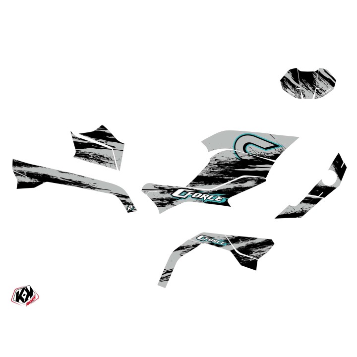 Kit Déco Quad Splatter CF MOTO CFORCE 600 Gris (2014-2015)