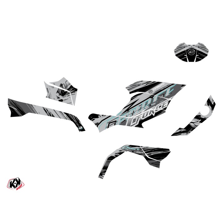 Kit Déco Quad Brush CF MOTO CFORCE 600 Gris (2020-2023)