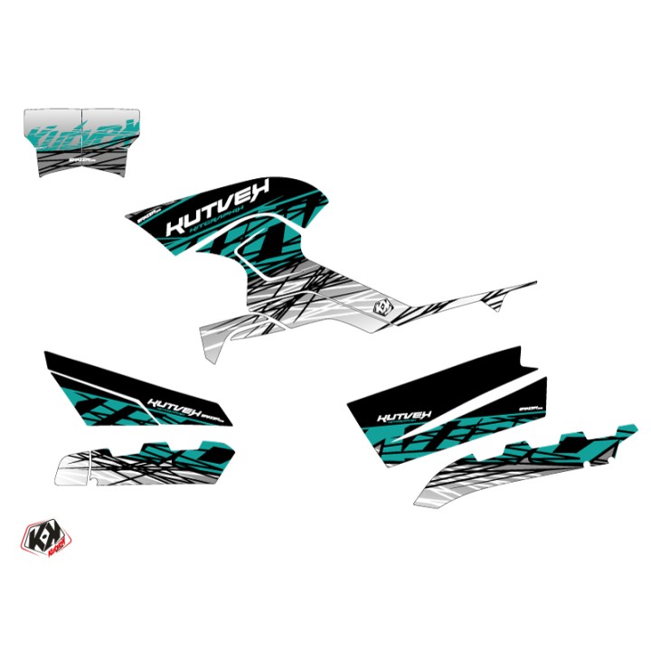 Kit Déco Quad Eraser CF MOTO CFORCE 800 S Gris (2014-2017)