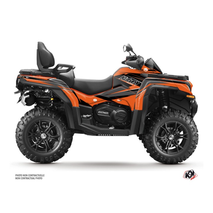 Kit Déco Quad Stage CF MOTO CFORCE 800 XC Orange (2019-2023)