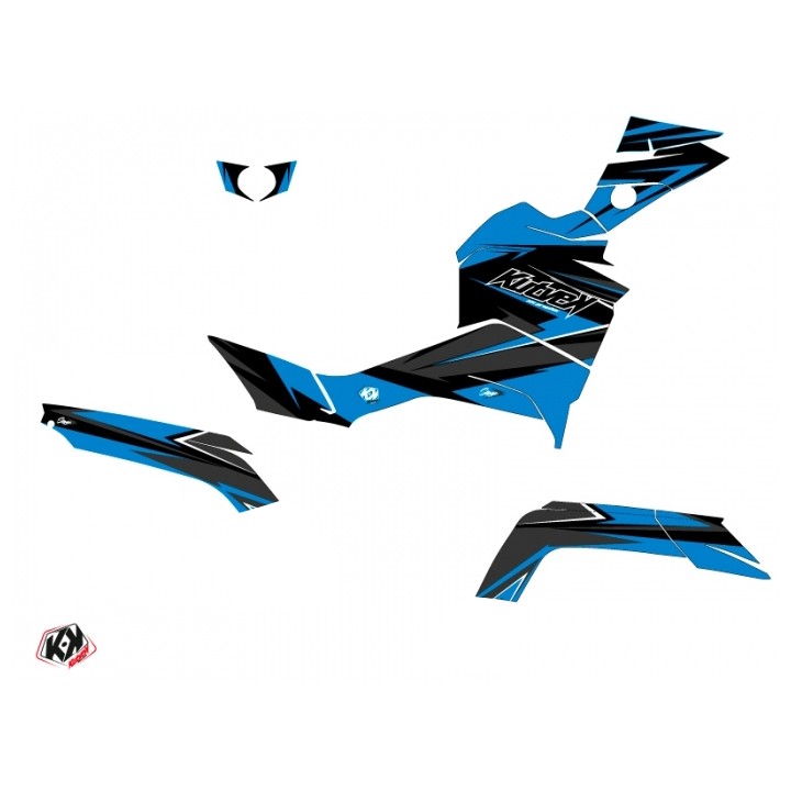 Kit Déco Quad Stage CF MOTO CFORCE 800 XC Bleu Noir (2019-2023)