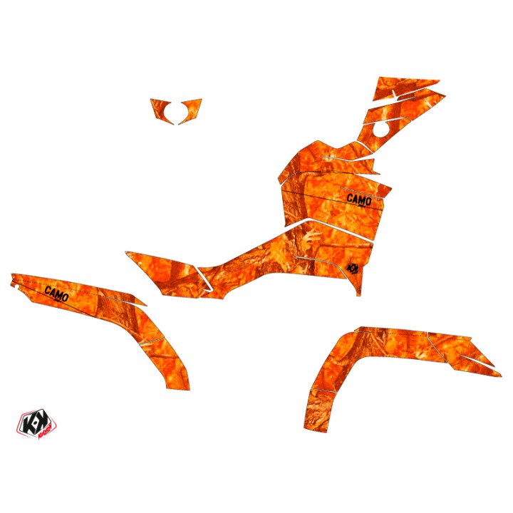 Kit Déco Quad Camo CF MOTO CFORCE 850 XC Orange (2018-2023)