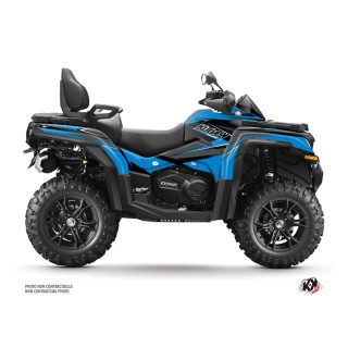 Kit Déco Quad Stage CF MOTO CFORCE 1000 Bleu Noir (2017-2023)