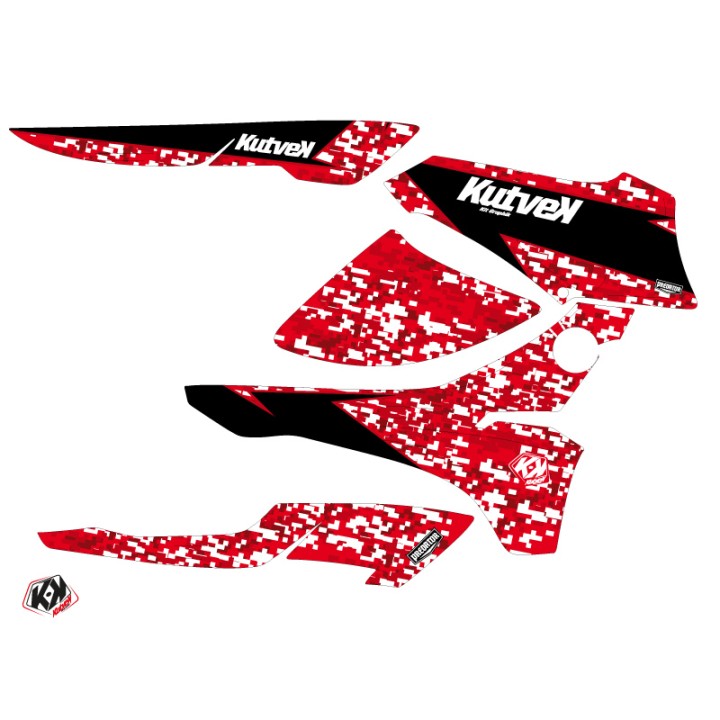 Kit Déco Quad Predator Honda Rancher 420 Rouge (2016-2023)
